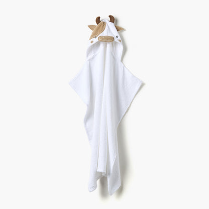 Juniors Cow Applique Hooded Towel - 76x76 cm - HomeBabyBath &amp; CareTowels