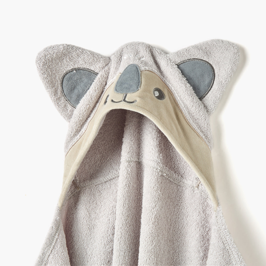 Juniors Koala Applique Hooded Towel - 76x76 cm