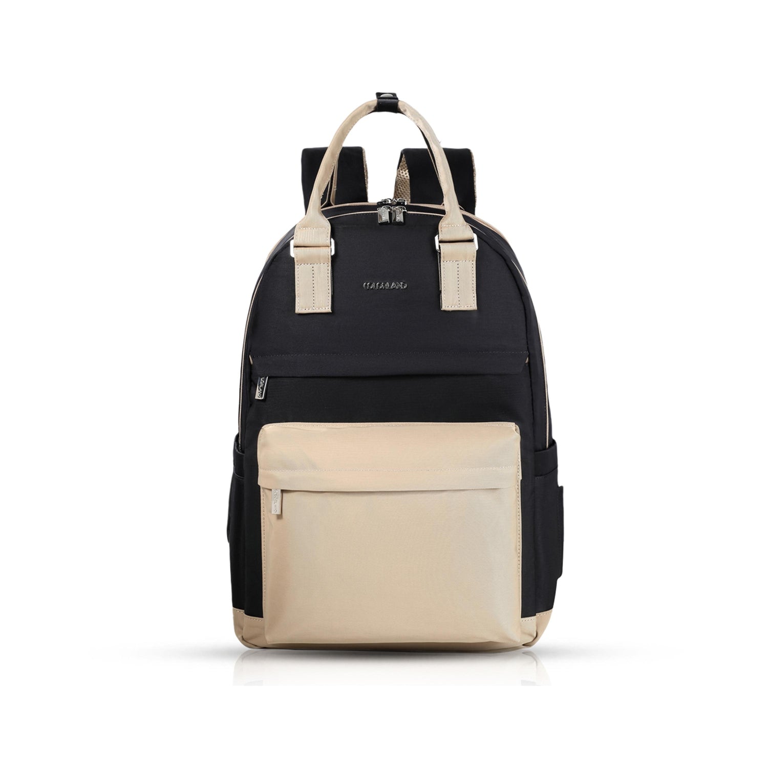 Little Story Kenzie Travel Diaper Backpack with Insulated Bottle Pocket - Black