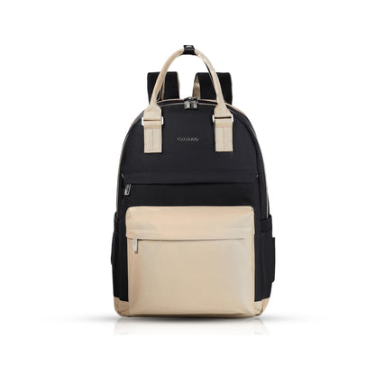 Little Story Kenzie Travel Diaper Backpack with Insulated Bottle Pocket - Black