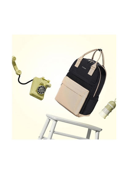 Little Story Kenzie Travel Diaper Backpack with Insulated Bottle Pocket-baby-gear-diaperbags-image-12
