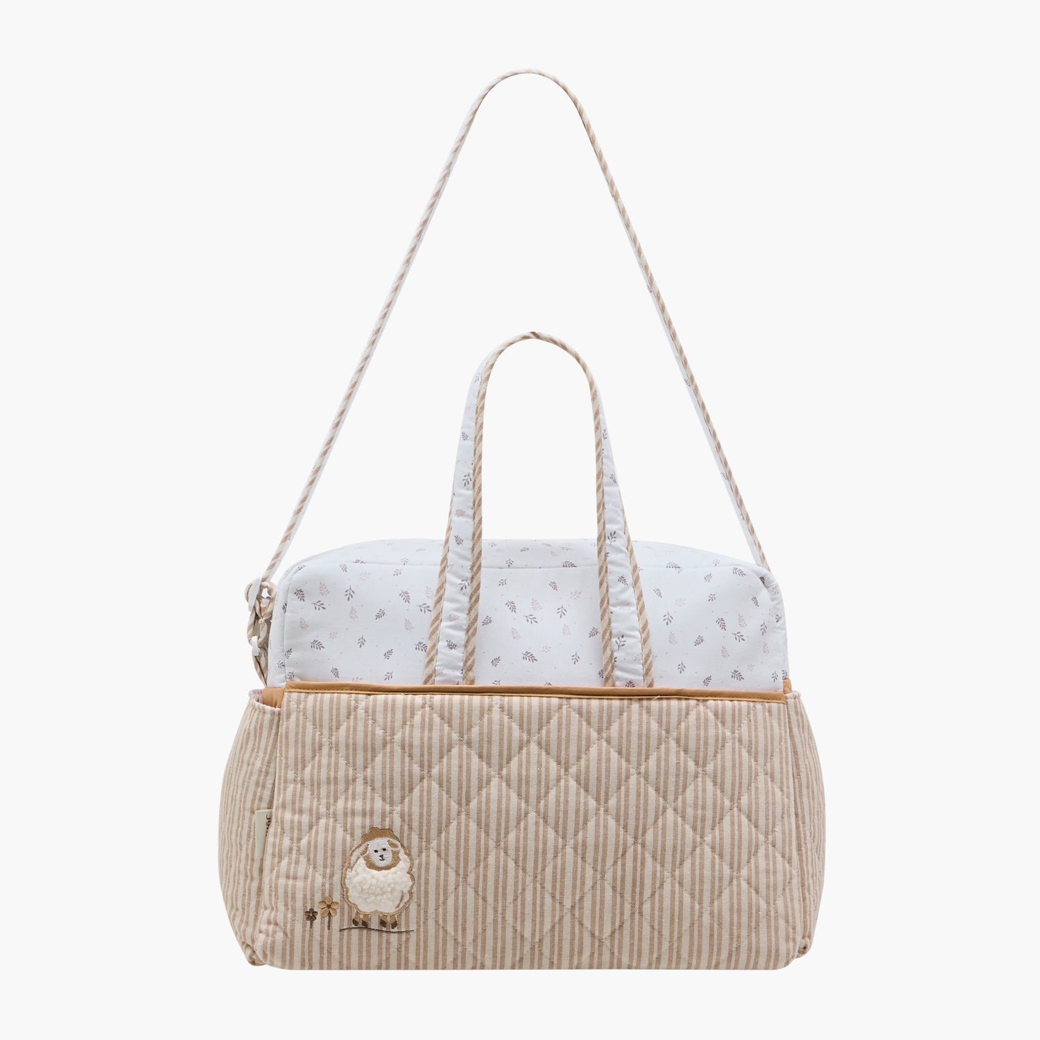 Juniors Quilted Diaper Bag with Zip Closure