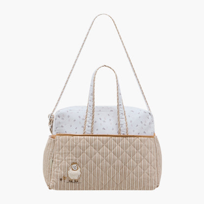 Juniors Quilted Diaper Bag with Zip Closure