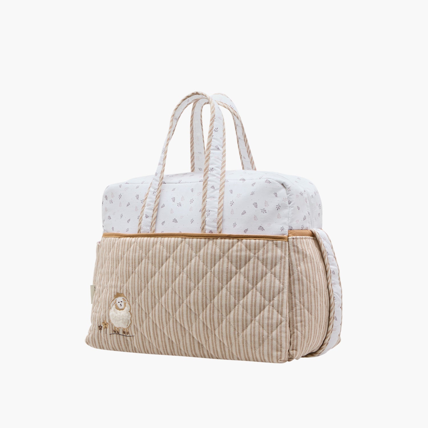 Juniors Quilted Diaper Bag with Zip Closure