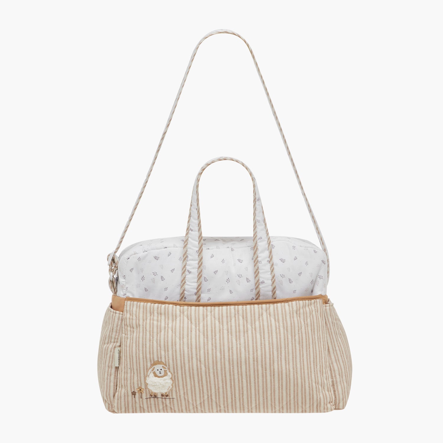 Juniors Quilted Diaper Bag with Zip Closure