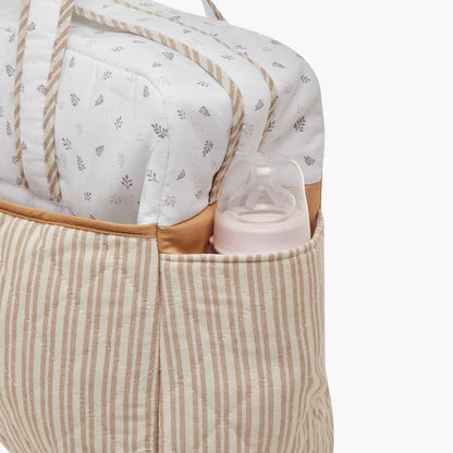 Juniors Quilted Diaper Bag with Zip Closure