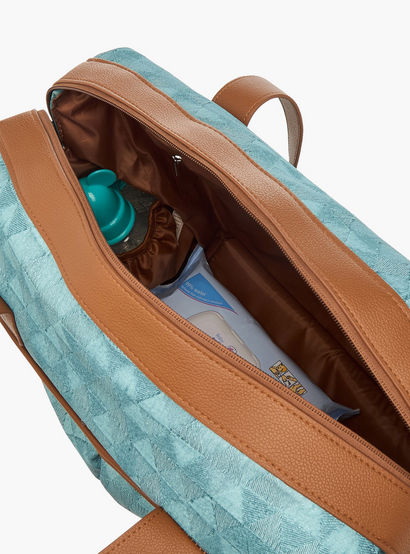 Giggles Denim Diaper Bag with Double Handle and Zip Closure-baby-gear-diaperbags-image-10