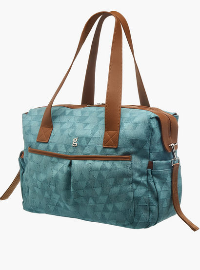 Giggles Denim Diaper Bag with Double Handle and Zip Closure-baby-gear-diaperbags-image-4