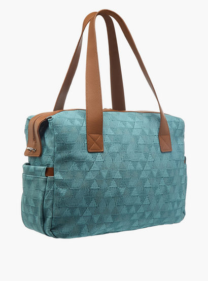 Giggles Denim Diaper Bag with Double Handle and Zip Closure-baby-gear-diaperbags-image-5