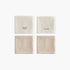 Juniors 4-Piece Deer Embroidered Wash Cloth Set - 26x26 cm - HomeBabyBath & CareTowels