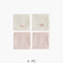 Juniors 4-Piece Owl Embroidered Wash Cloth Set - 26x26 cm - HomeBabyBath & CareTowels