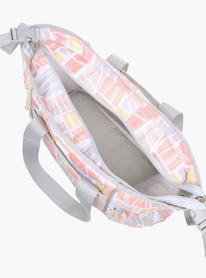 Juniors Abstract Print Diaper Bag with Double Handle and Changing Mat-baby-gear-diaperbags-image-12