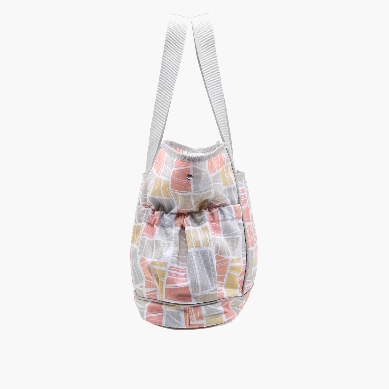 Juniors Abstract Print Diaper Bag with Double Handle and Changing Mat