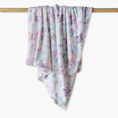 Disney Stitch Print Raschel Blanket - 130x170 cm