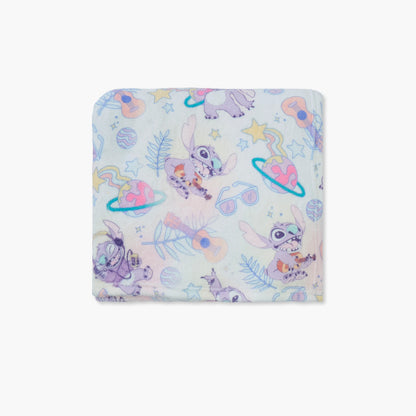 Disney Stitch Print Raschel Blanket - 130x170 cm