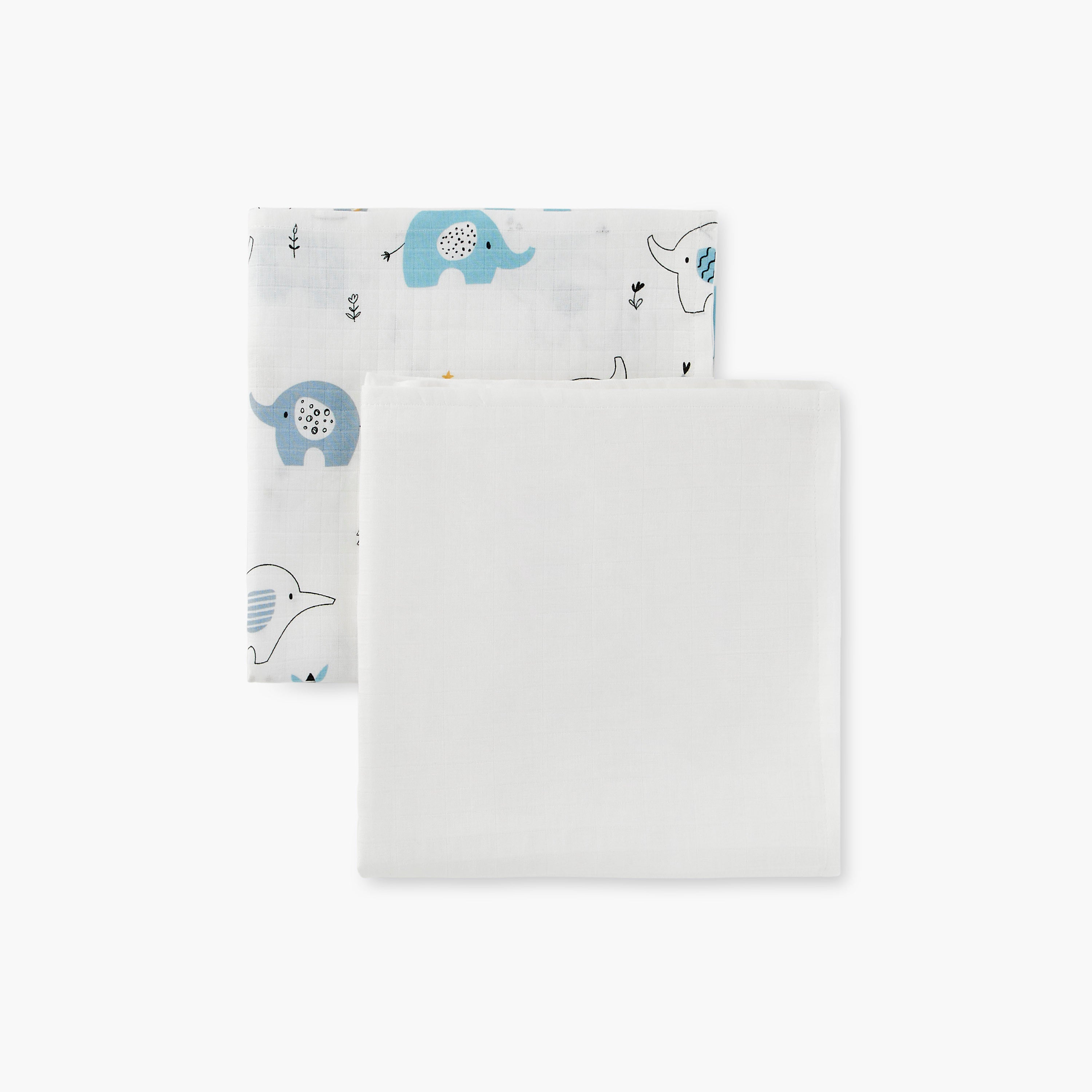 Pack of 2 Juniors Blanket with Print, 100x100 cm
