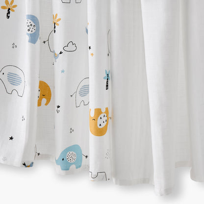 Pack of 2 Juniors Blanket with Print, 100x100 cm