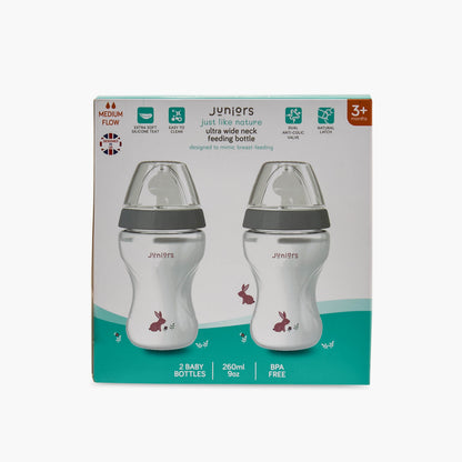 Juniors Medium Flow Feeding Bottle - 260 ml