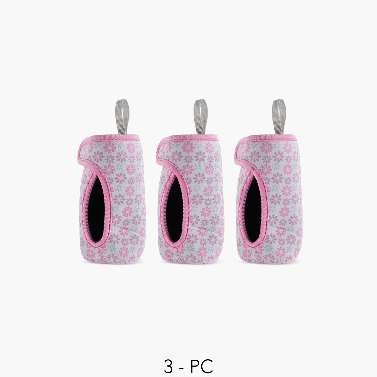 Juniors Floral Print Medium Bottle Cover - Set of 3 - HomeBabyFeedingFeeding BottlesBottle Covers