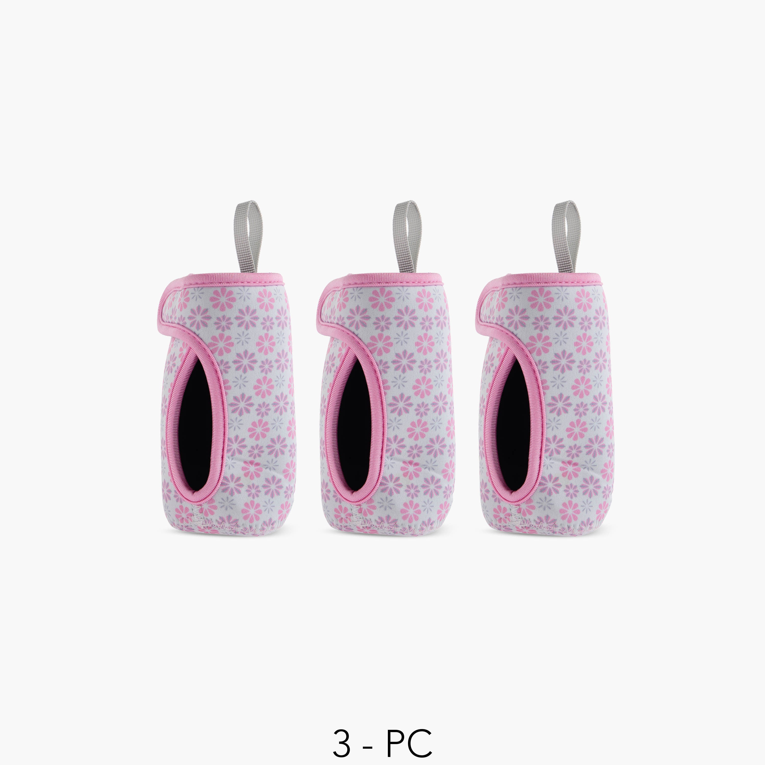 Juniors Floral Print Medium Bottle Cover - Set of 3 - HomeBabyFeedingFeeding BottlesBottle Covers