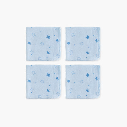 Juniors 12-Piece Assorted Wash Cloth Set - 25x25 cm