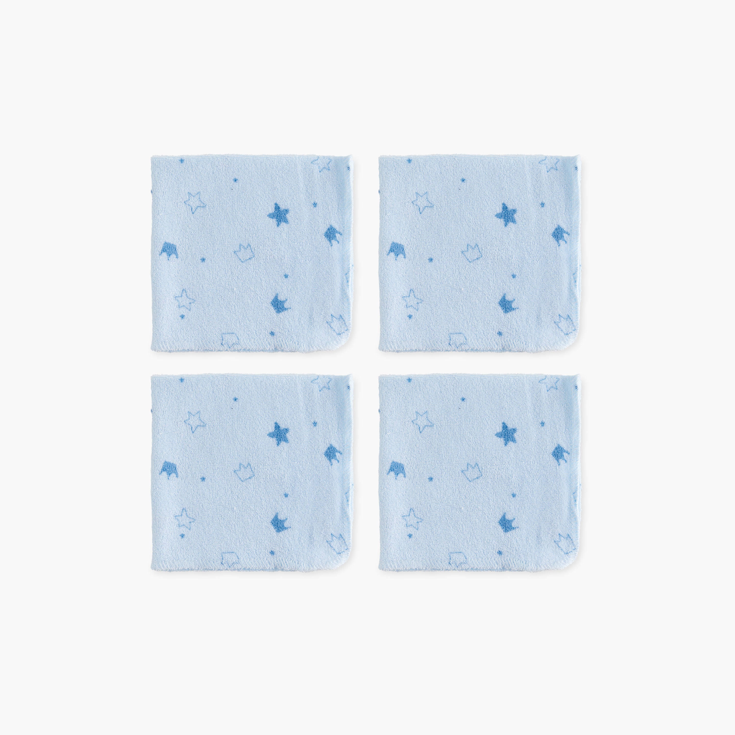 Juniors 12-Piece Assorted Wash Cloth Set - 25x25 cm