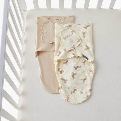 Juniors Baby Sleeping Bag with Hook and Loop Closure, 0-3 Months, Set of 2 - HomeBabyNurseryBlankets &amp; SwaddlesSwaddles &amp; Sleeping Bags