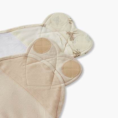 Juniors Baby Sleeping Bag with Hook and Loop Closure, 0-3 Months, Set of 2