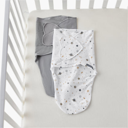 Juniors Baby Sleeping Bag with Hook and Loop Closure, 0-3 Months, Set of 2 - HomeBabyNurseryBlankets &amp; SwaddlesSwaddles &amp; Sleeping Bags
