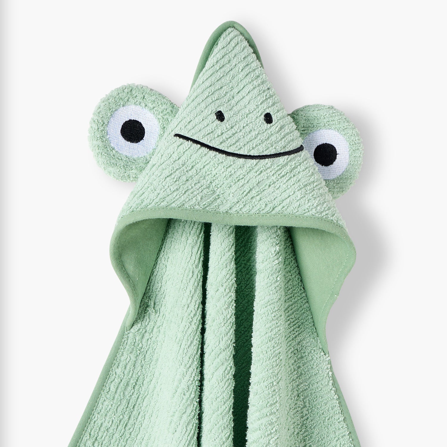 Juniors Frog Hooded Towel - 39x25x3 cms