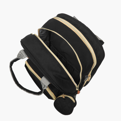 Juniors Quilted Diaper Backpack with Bed