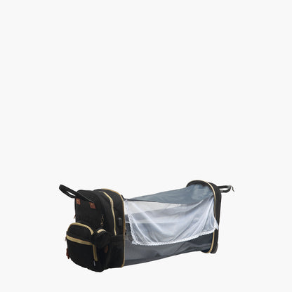 Juniors Quilted Diaper Backpack with Bed