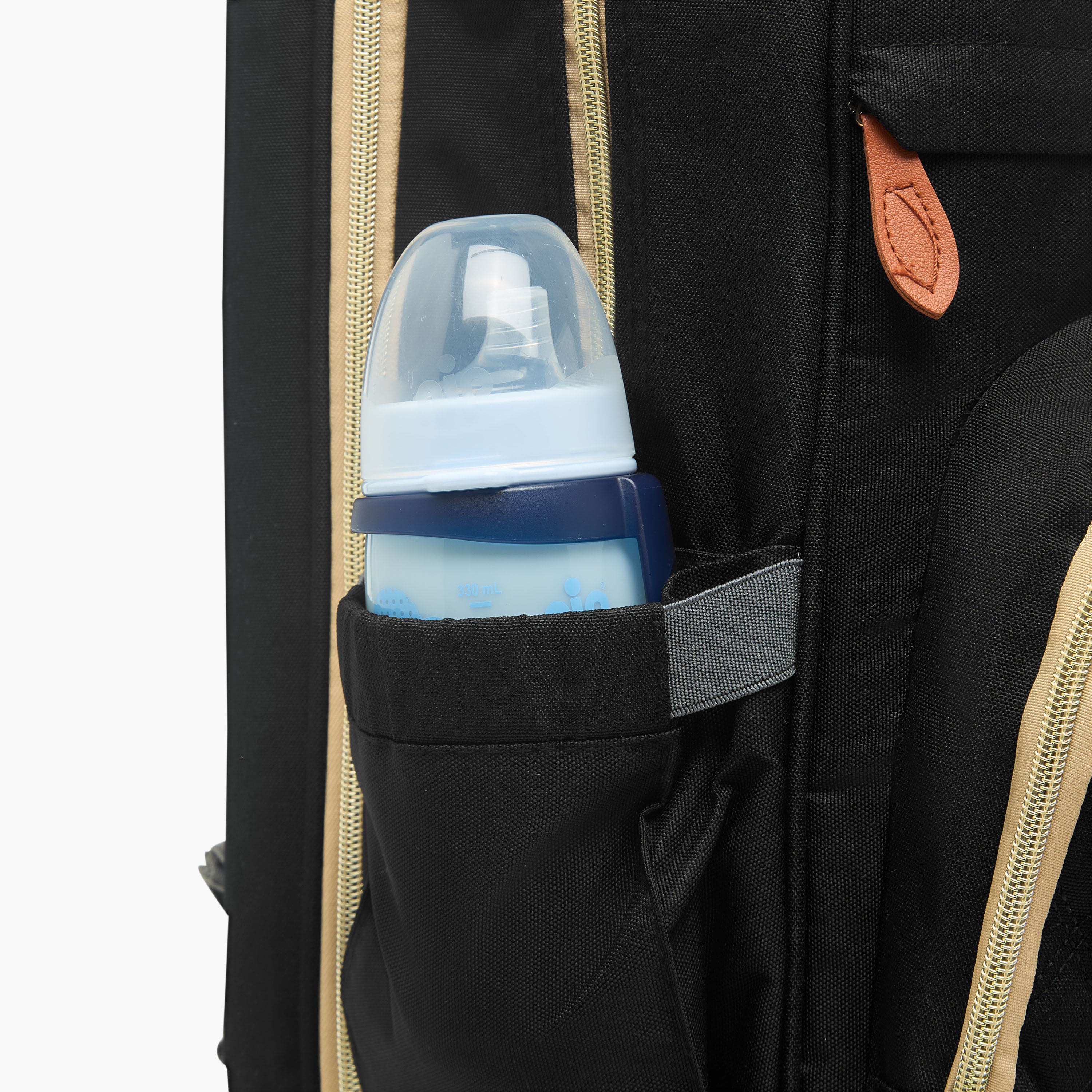 Juniors Quilted Diaper Backpack with Bed