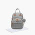 Juniors Quilted Diaper Backpack with Bed - Grey