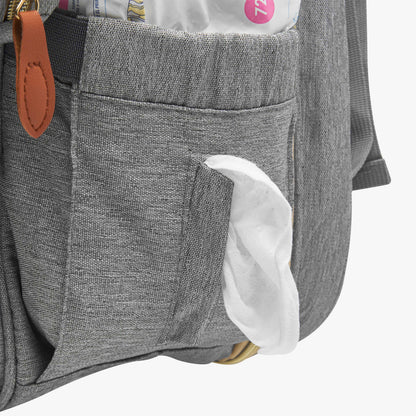 Juniors Quilted Diaper Backpack with Bed
