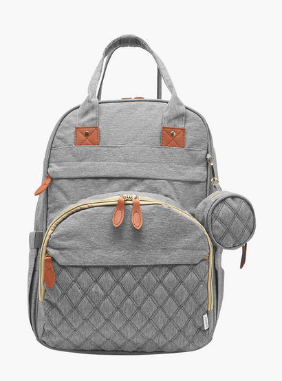 Juniors Quilted Diaper Backpack with Bed-baby-gear-diaperbags-image-2