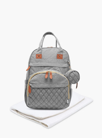 Juniors Quilted Diaper Backpack with Bed-baby-gear-diaperbags-image-3