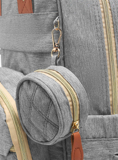 Juniors Quilted Diaper Backpack with Bed-baby-gear-diaperbags-image-8