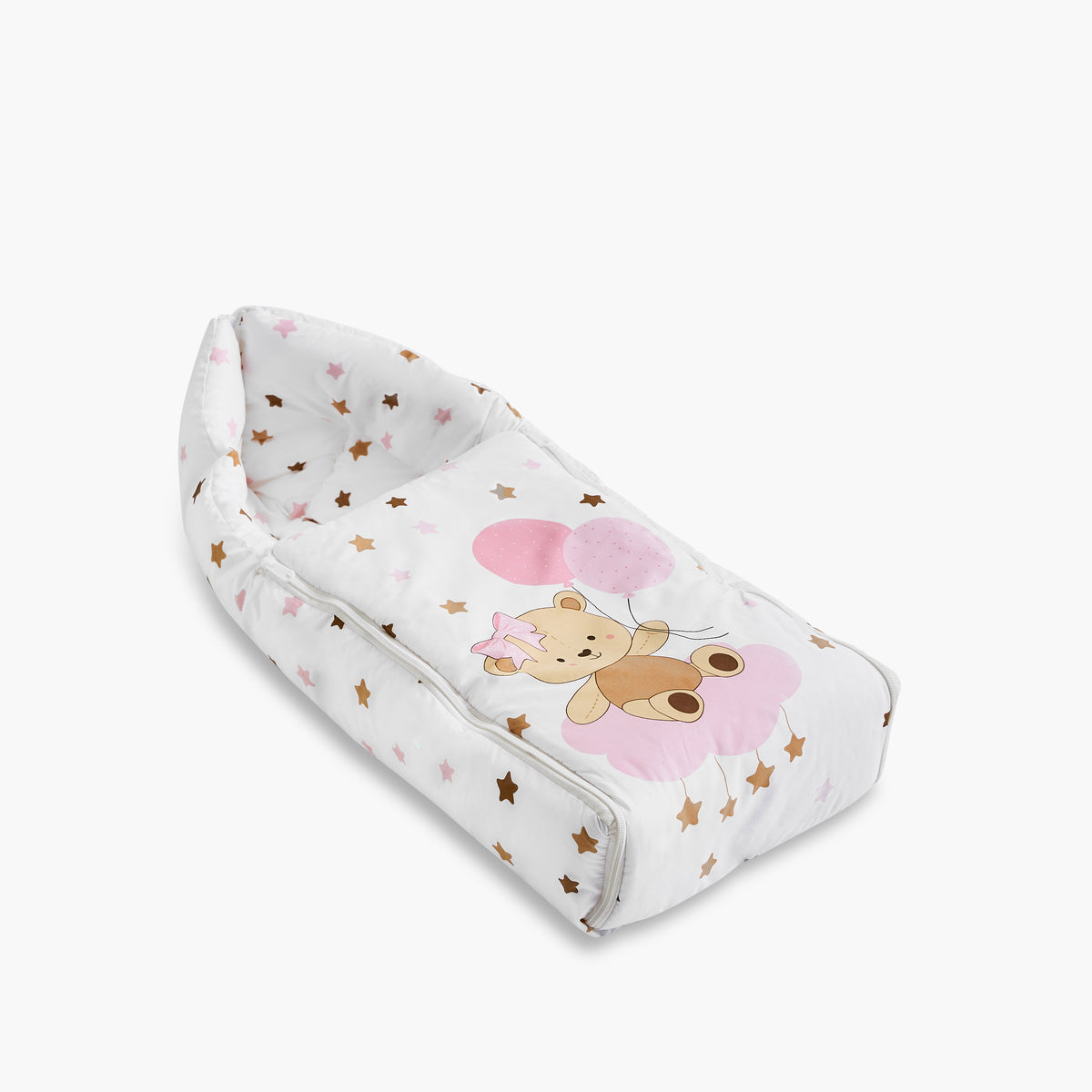 Juniors Hooded Baby Nest Bag with Zip Closure - 72x49 cm