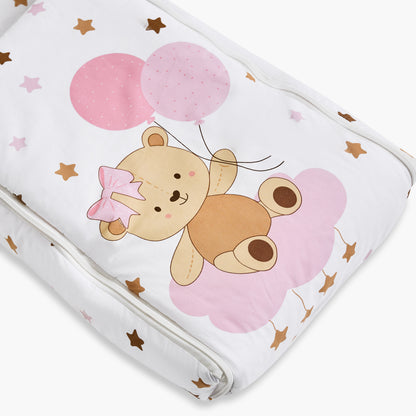 Juniors Hooded Baby Nest Bag with Zip Closure - 72x49 cm