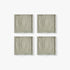 Pack of 4 Giggles 10x10 cm Baby Face Wipes with Soft Muslin - Pink