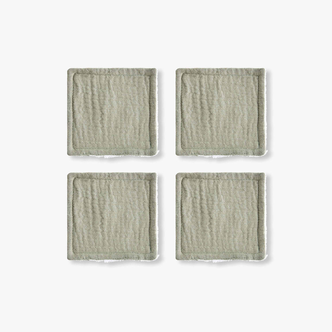 Pack of 4 Giggles 10x10 cm Baby Face Wipes with Soft Muslin