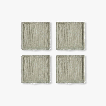 Pack of 4 Giggles 10x10 cm Baby Face Wipes with Soft Muslin