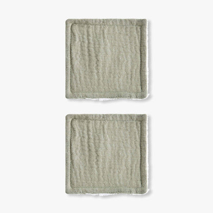 Pack of 4 Giggles 10x10 cm Baby Face Wipes with Soft Muslin