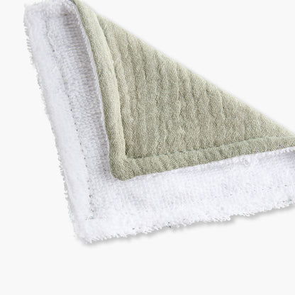 Pack of 4 Giggles 10x10 cm Baby Face Wipes with Soft Muslin