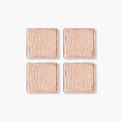 Pack of 4 Giggles 10x10 cm Baby Face Wipes with Soft Muslin