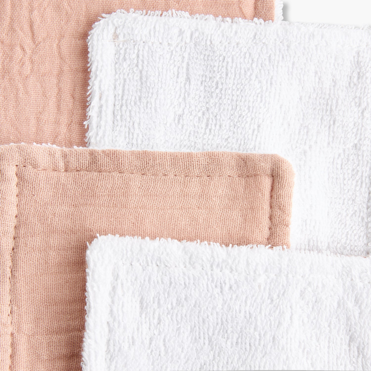 Pack of 4 Giggles 10x10 cm Baby Face Wipes with Soft Muslin