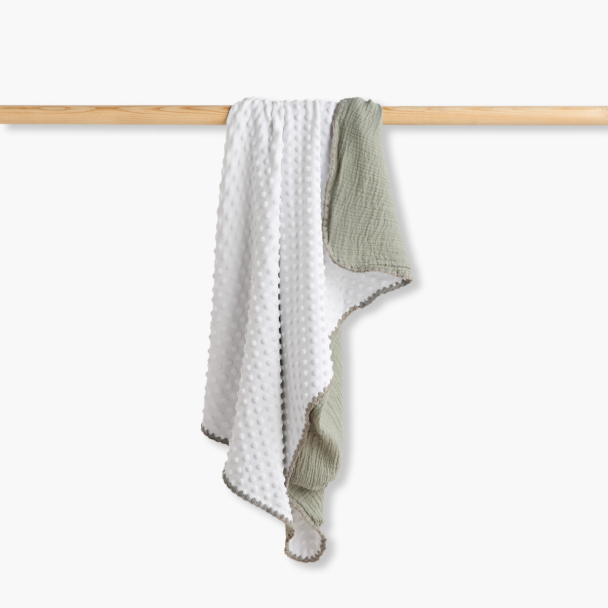 Giggles Blanket with Muslin Lining, 75x100 cm