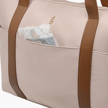 Giggles Solid Diaper Bag with Double Handles