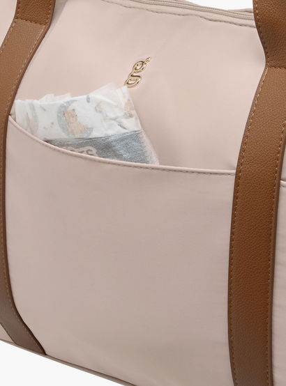 Giggles Solid Diaper Bag with Double Handles-baby-gear-diaperbags-image-10